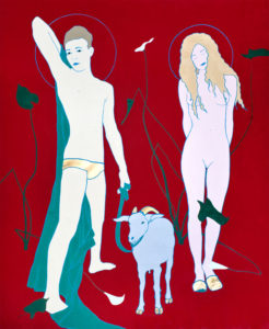 Adam and Eve in Paradise | 2009 | 200x160 cm | oil on canvas