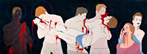 Mourning of Jesus | 2010 | 100x280 cm | oil on canvas