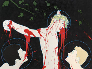 Christus mit heiliger Narcis und heiliger Apelles | 2009 | 150x200 cm | oil on canvas